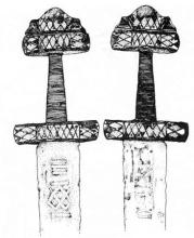Detail nájdeného meča z 10. storočia
