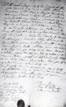 List zo dňa 15. októbra 1838