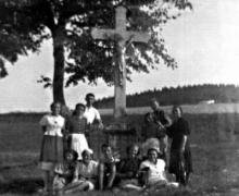 Kríž na Bankove - foto z roku 1939